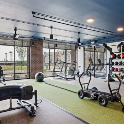 Fitness Center with ample equipment Fitness Center with ample equipment