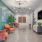seating area in front of the resident elevator 